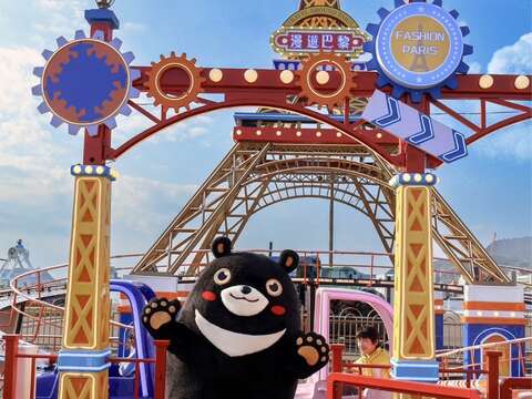 Children’s amusement facilities shown as part of the pier-side ‘Harbor Fun Park’ concept for Kaohsiung Wonderland.