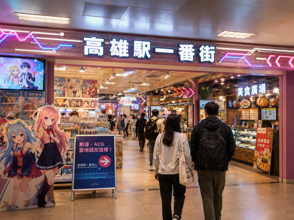 Anime-themed underground street to fully open at main station