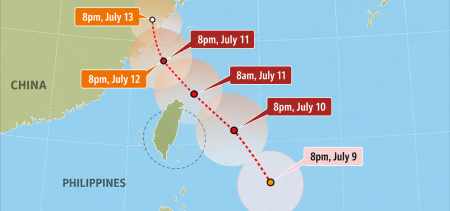 Southern Taiwan told to prepare as Typhoon Bavi approaches