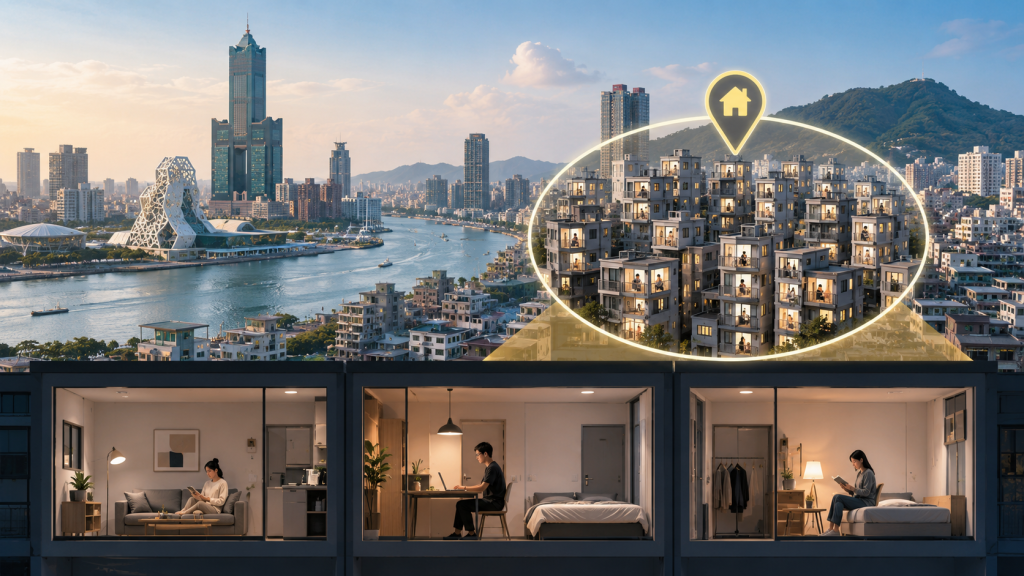 One in three Kaohsiung homes has just one registered resident