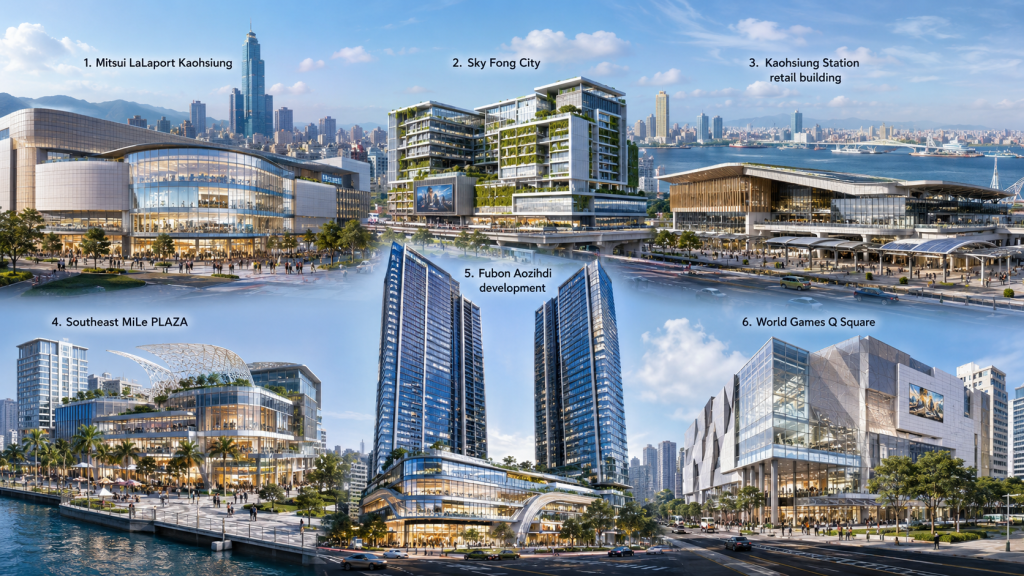 Six major malls set to reshape Kaohsiung retail