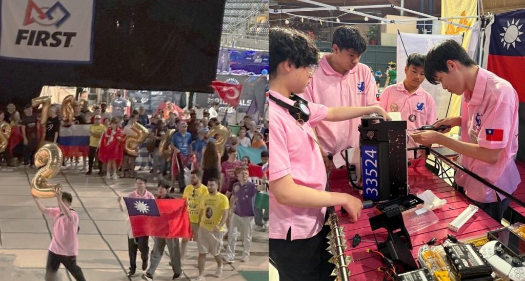 Taiwanese students rebuild robot after customs setback
