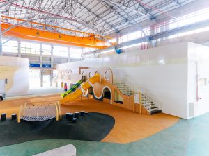Former TRA workshop to become Taiwan’s largest semi-indoor playground