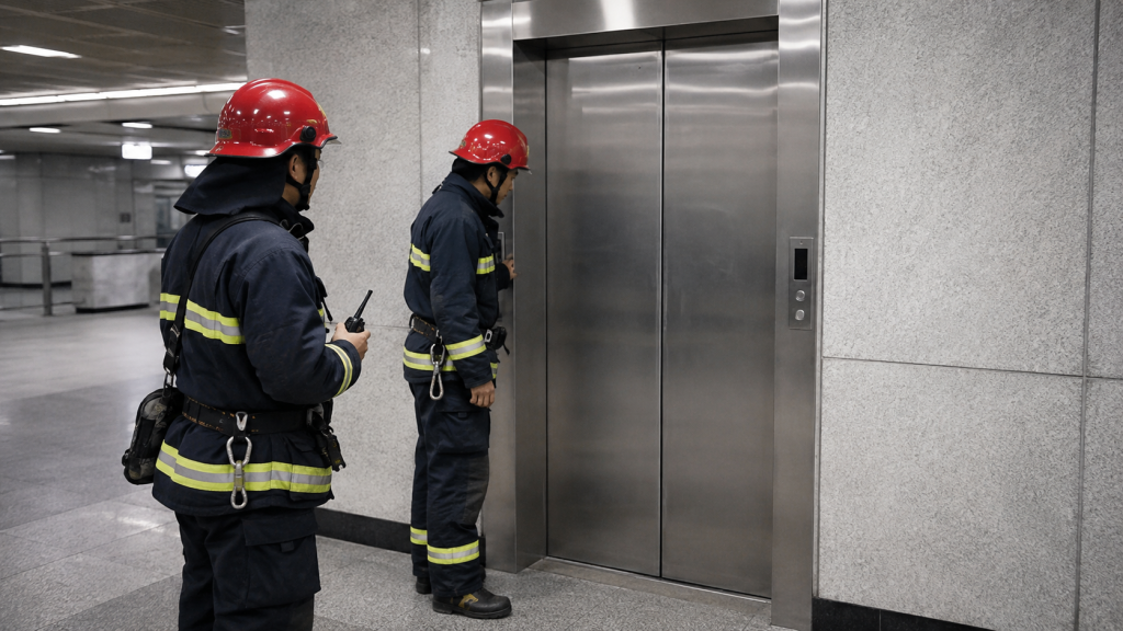 Six passengers rescued by ladder after 90 minutes in metro elevator