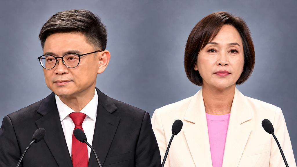 Kaohsiung mayoral rivals clash over funding, factions and city’s future