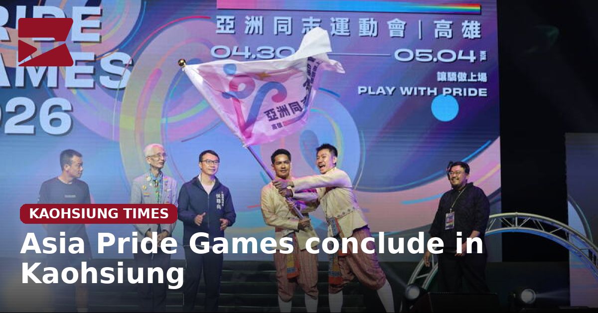Asia Pride Games conclude in Kaohsiung - Kaohsiung Times